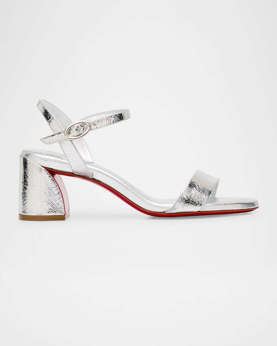 Miss Jane Red Sole Ankle-Strap Sandals